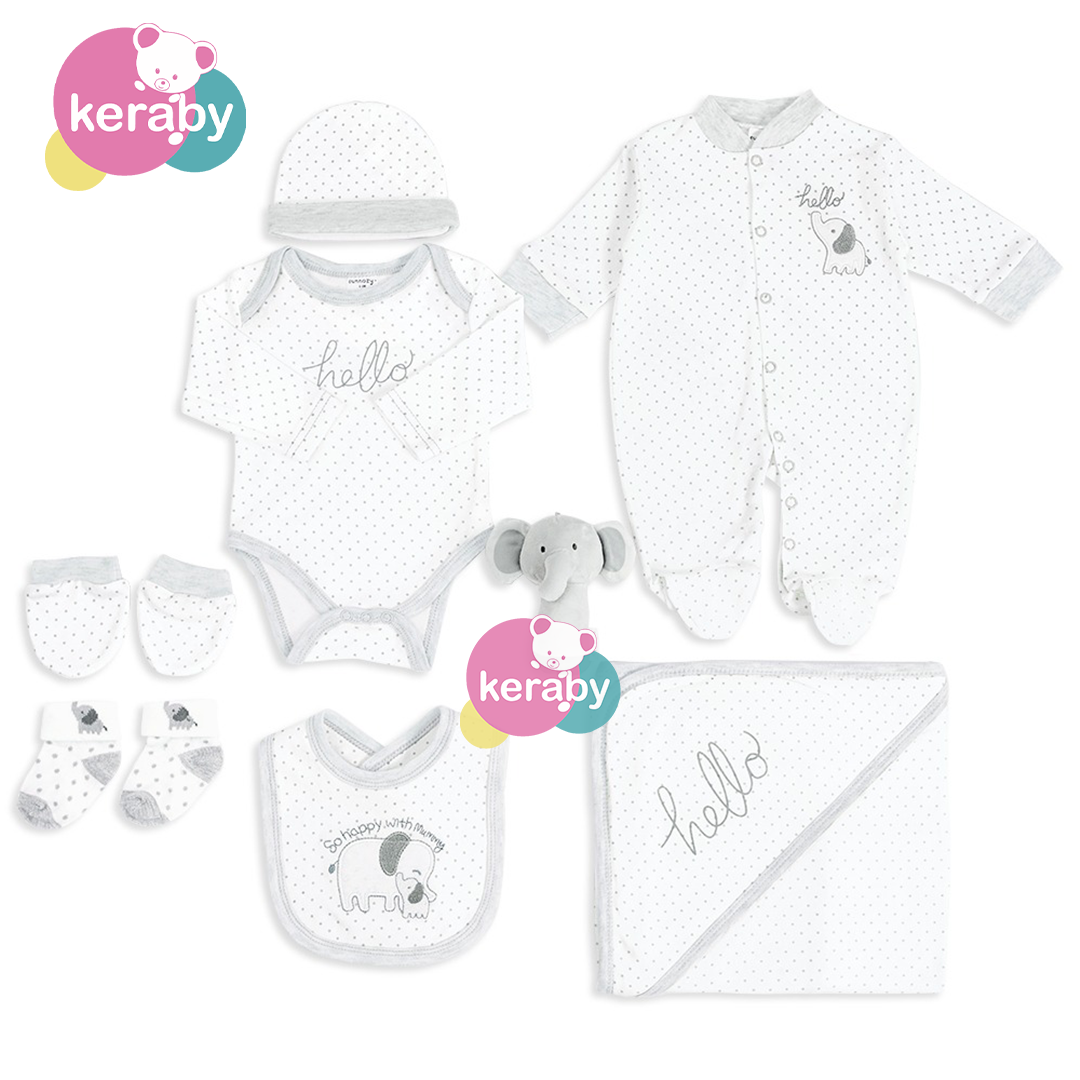 KIT DE NAISSANCE 8PCS HELLO