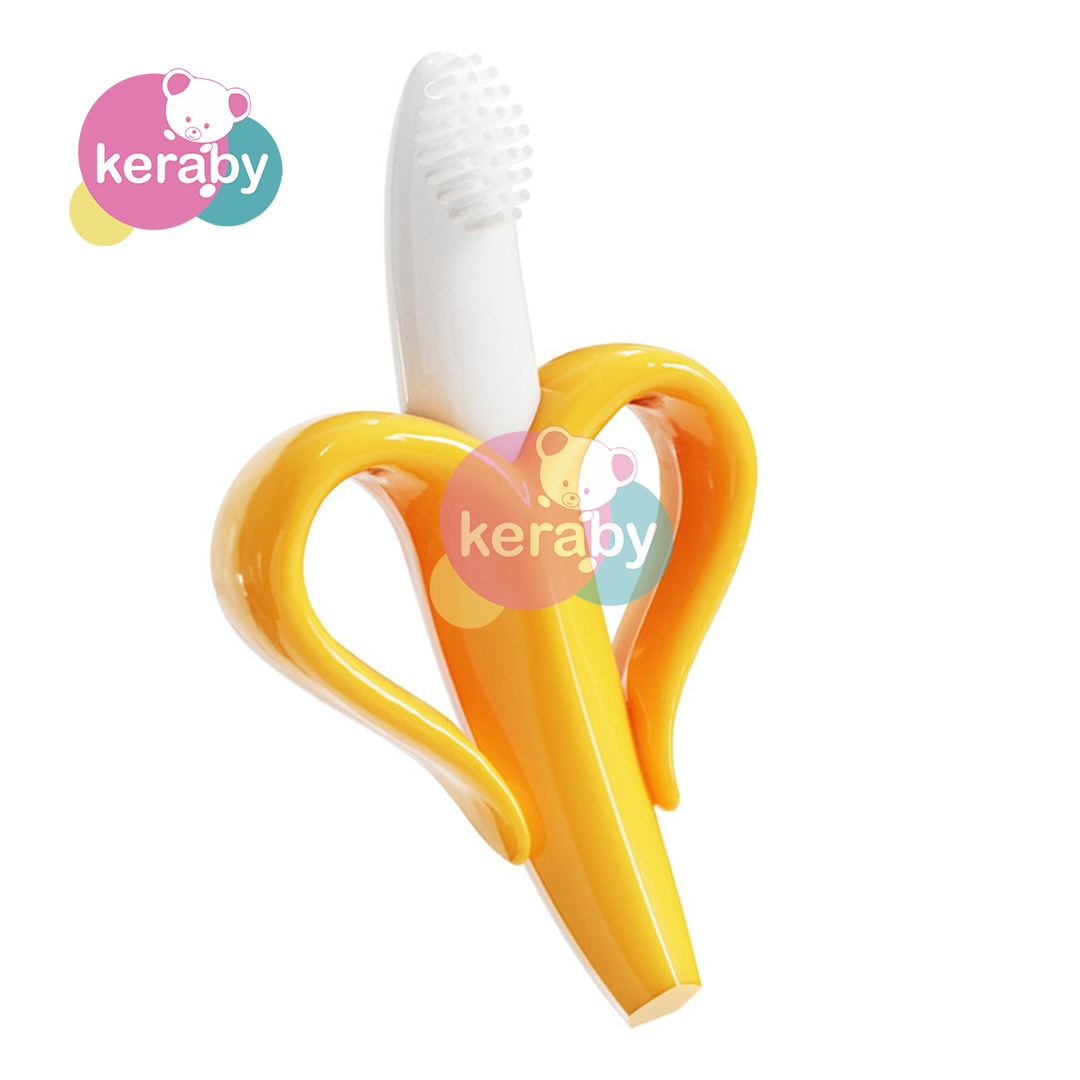 ANNEAU DE DENTITION SILICONE BANANE