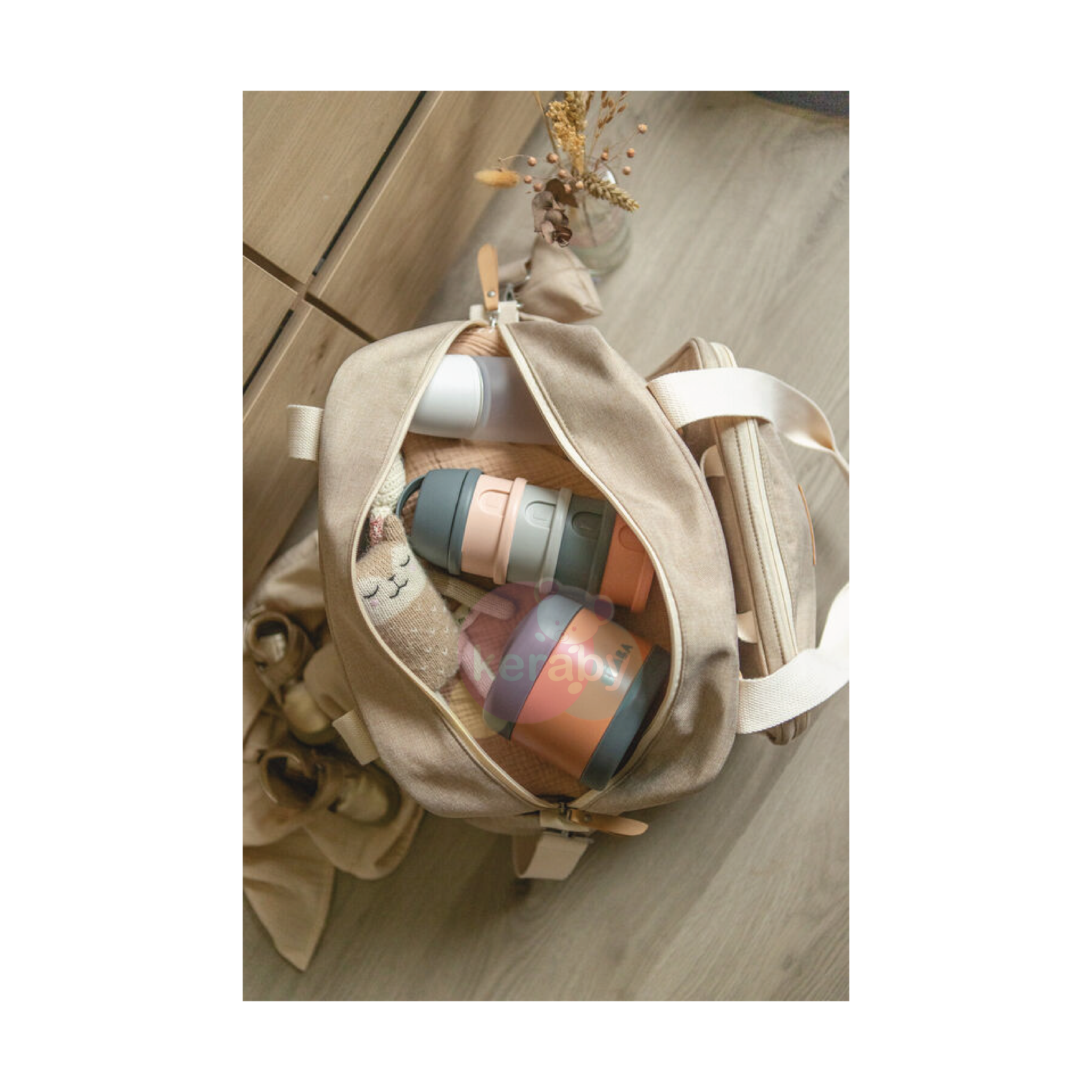 SAC A LANGER BEABA GENEVE II MARRON CLAIR — photo 4