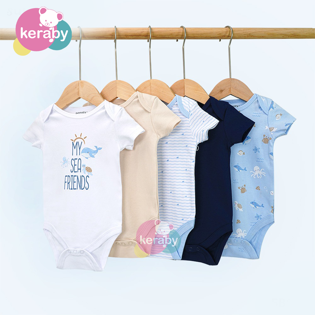 BODY MANCHE COURTE LOT DE 5 GARCON-G5