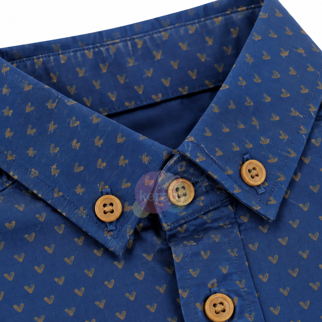 CHEMISE ML BLEU-G6 — photo 2