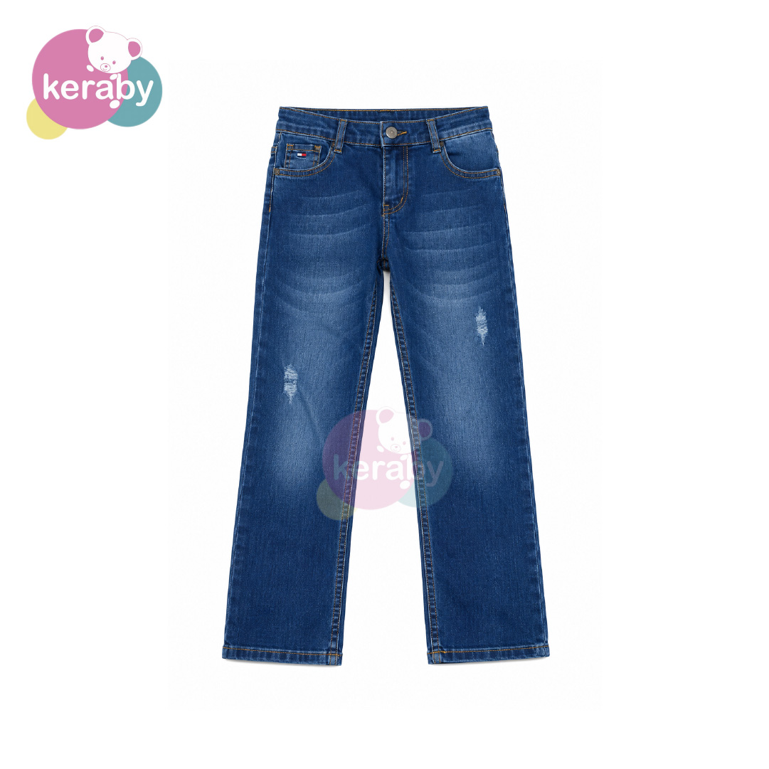 PANTALON JEANS BLEU-G1