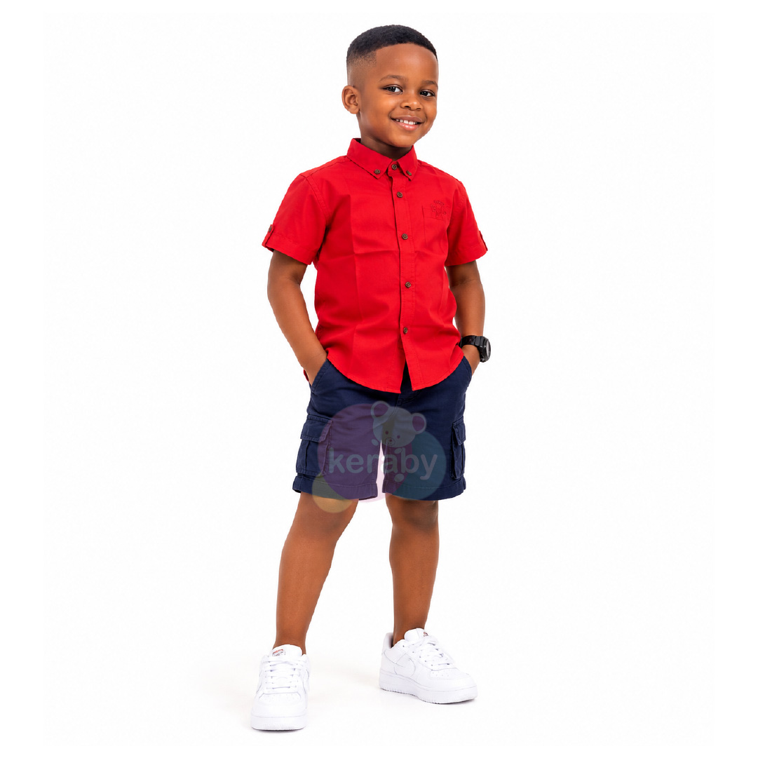 CHEMISE MC ROUGE-G2 — photo 3