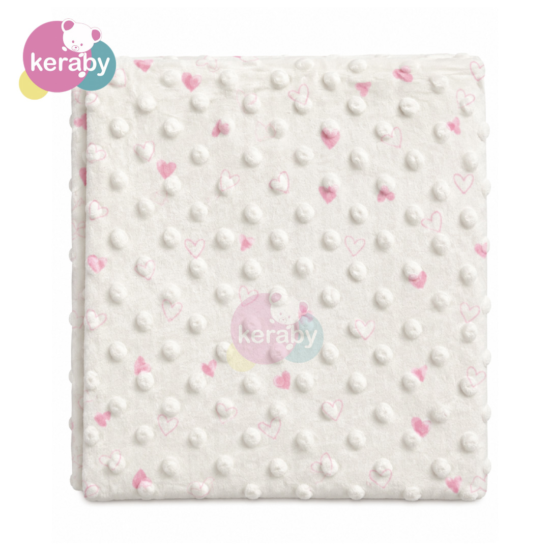 COUVERTURE A POIS AVEC MOTIF