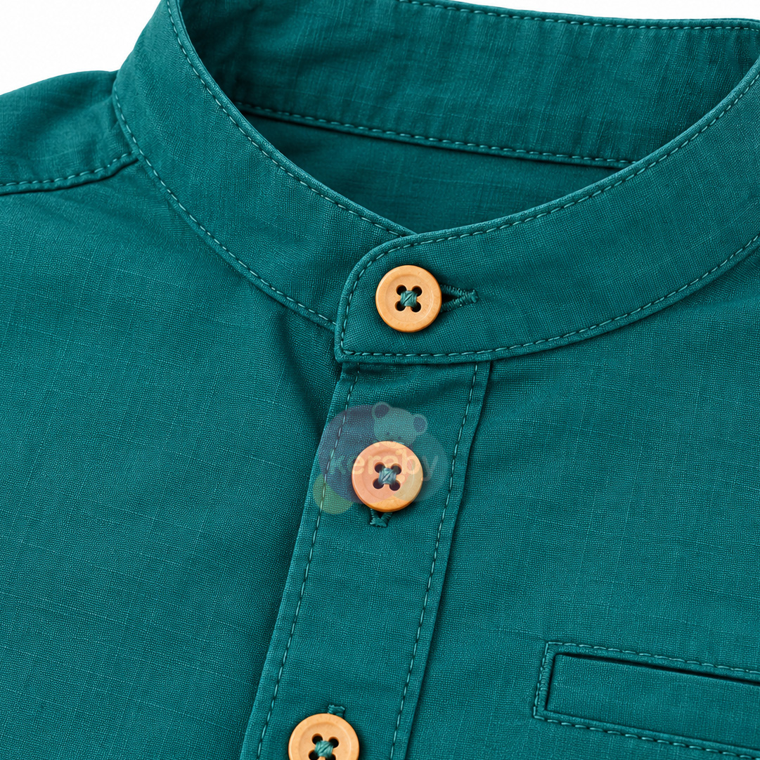 CHEMISE ML VERT-G2 — photo 2