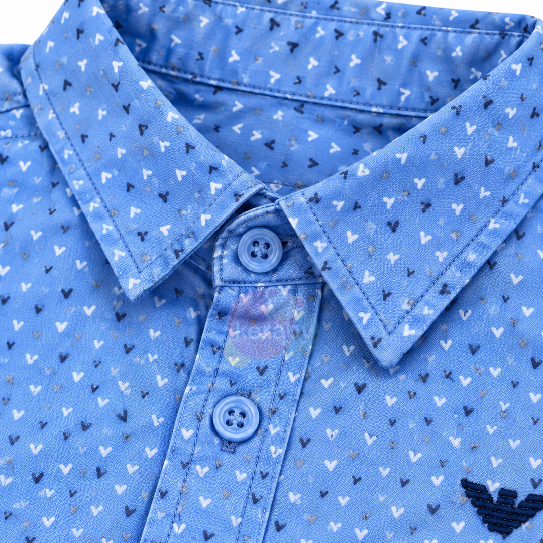 CHEMISE ML BLEU CLAIR-G1 — photo 2