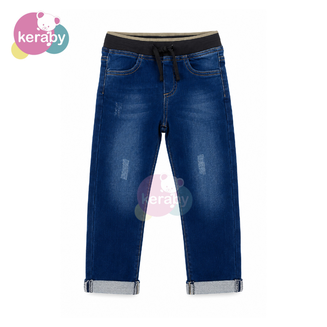 PANTALON JEANS BLEU-G4