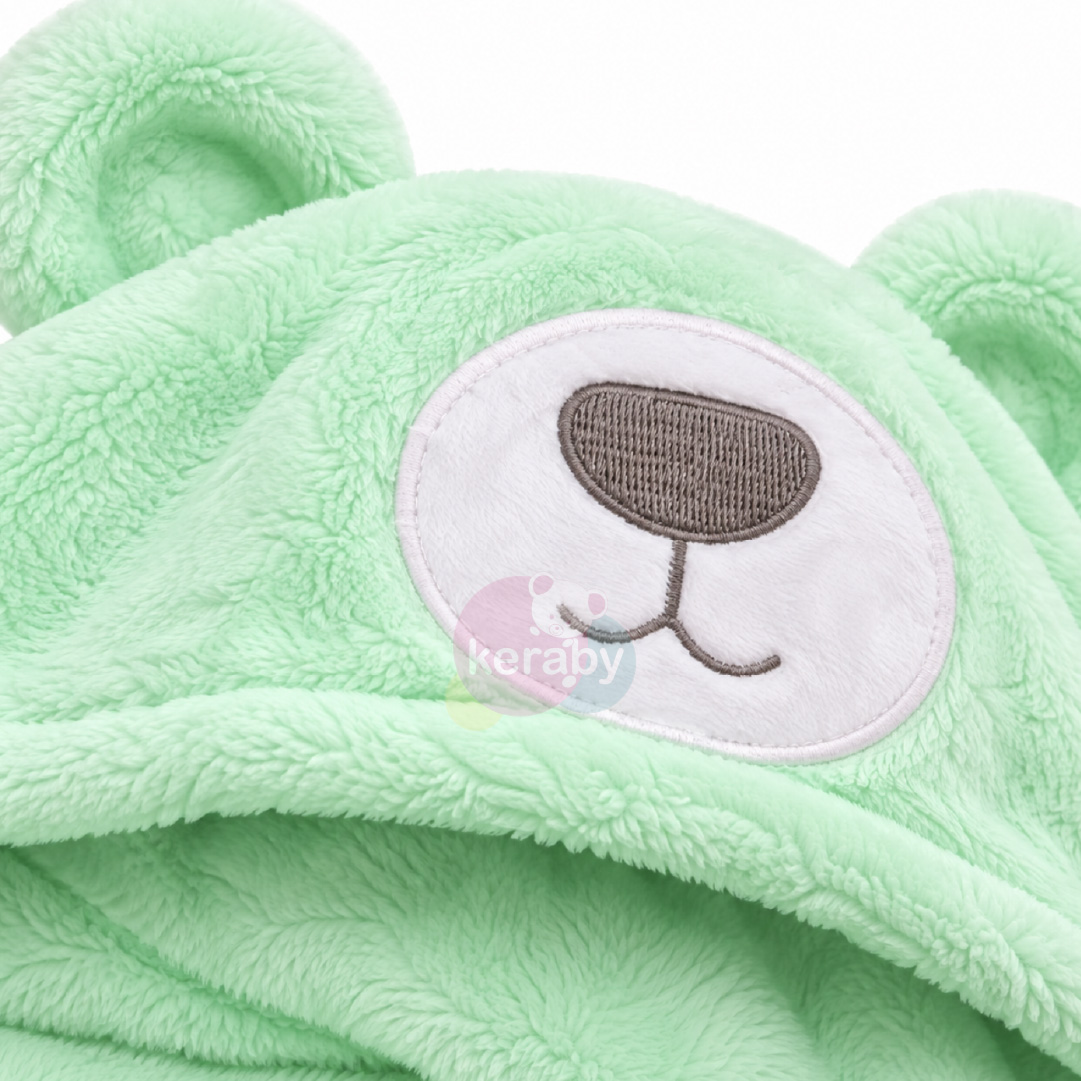 COUVERTURE A CAPUCHE VELOUR — photo 4
