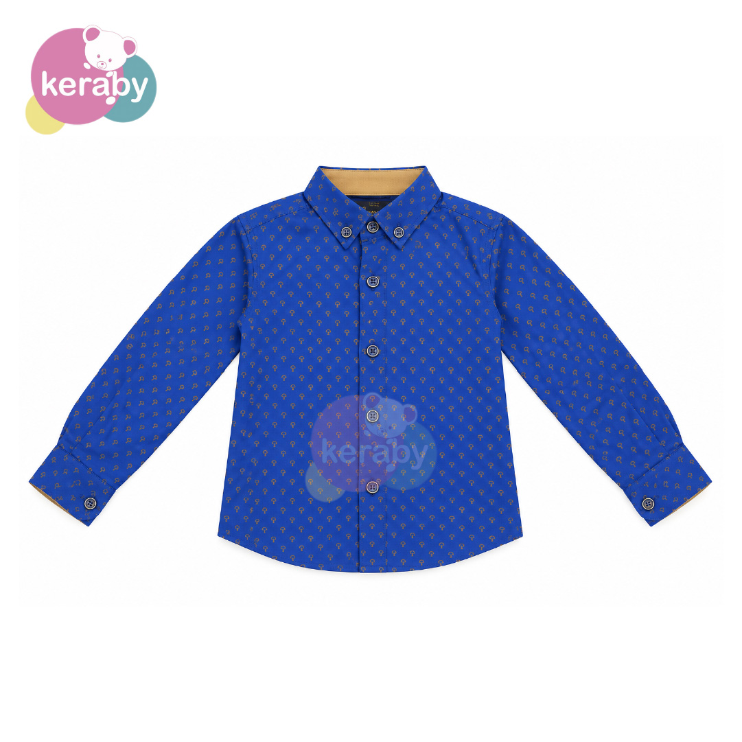 CHEMISE ML BLEU-G10