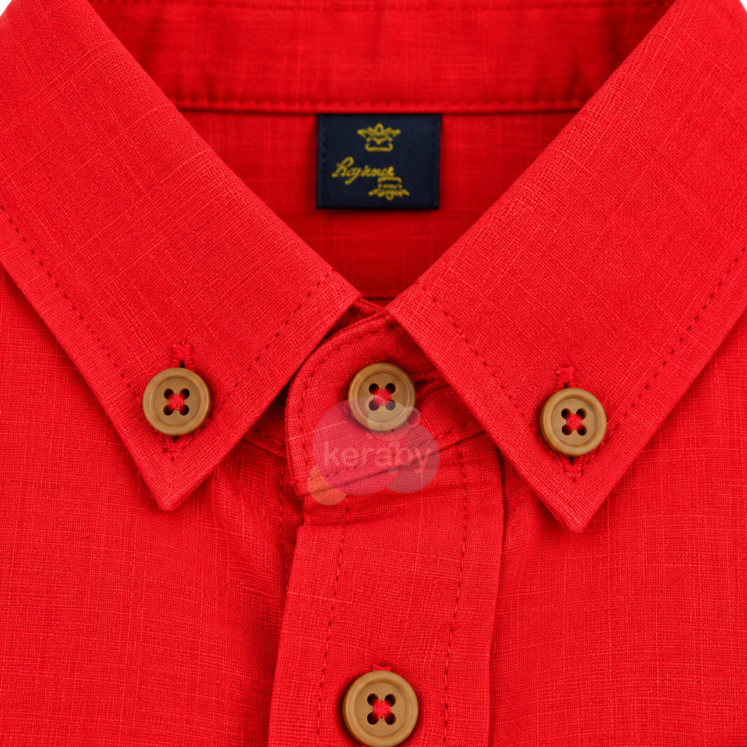 CHEMISE MC ROUGE-G3 — photo 2