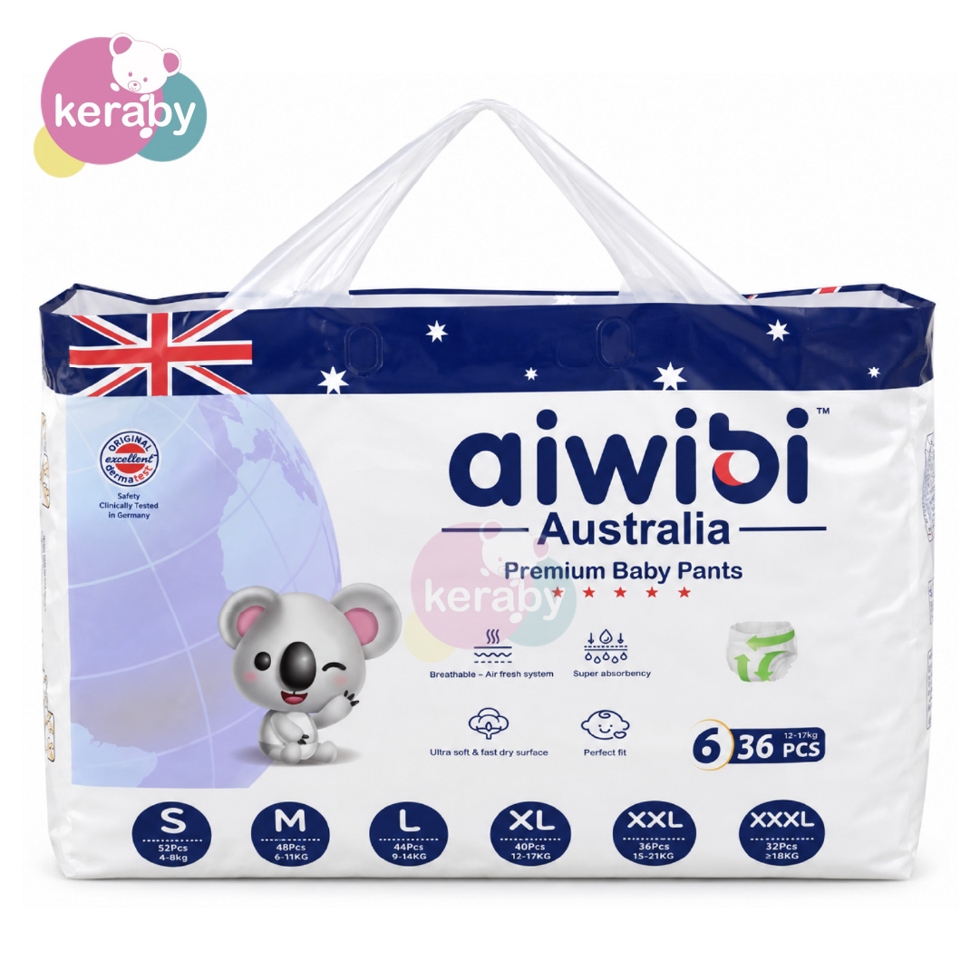 AIWIBI COUCHE BEBE PREMIUM 2XL 36