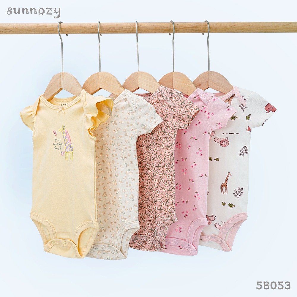 BODY MANCHE COURTE LOT DE 5 FILLE-F7