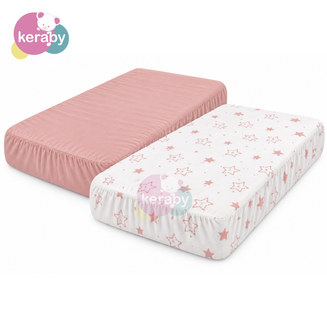 DRAP HOUSSE LOT DE 2 60 * 120
