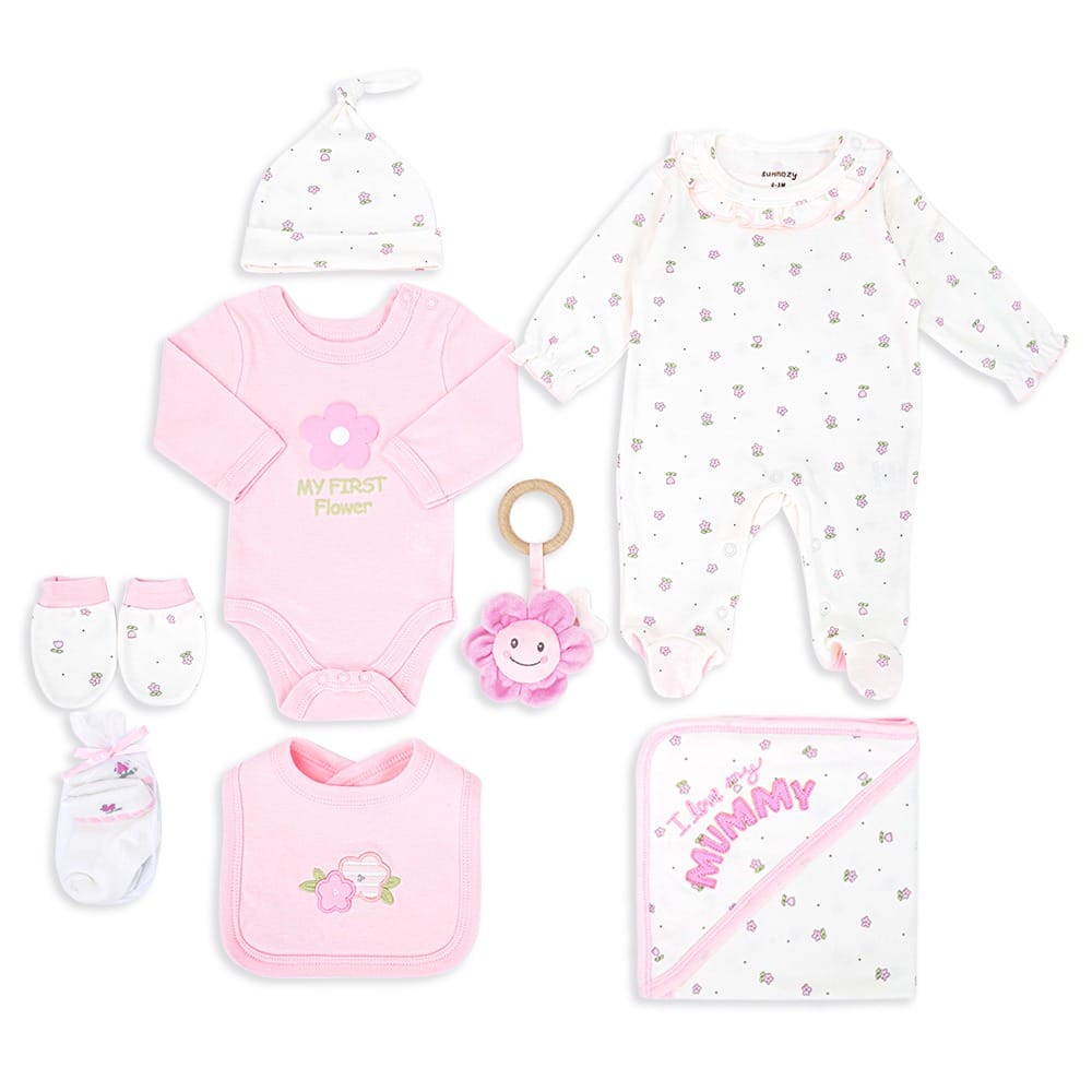 KIT DE NAISSANCE 8PCS FILLE-F5