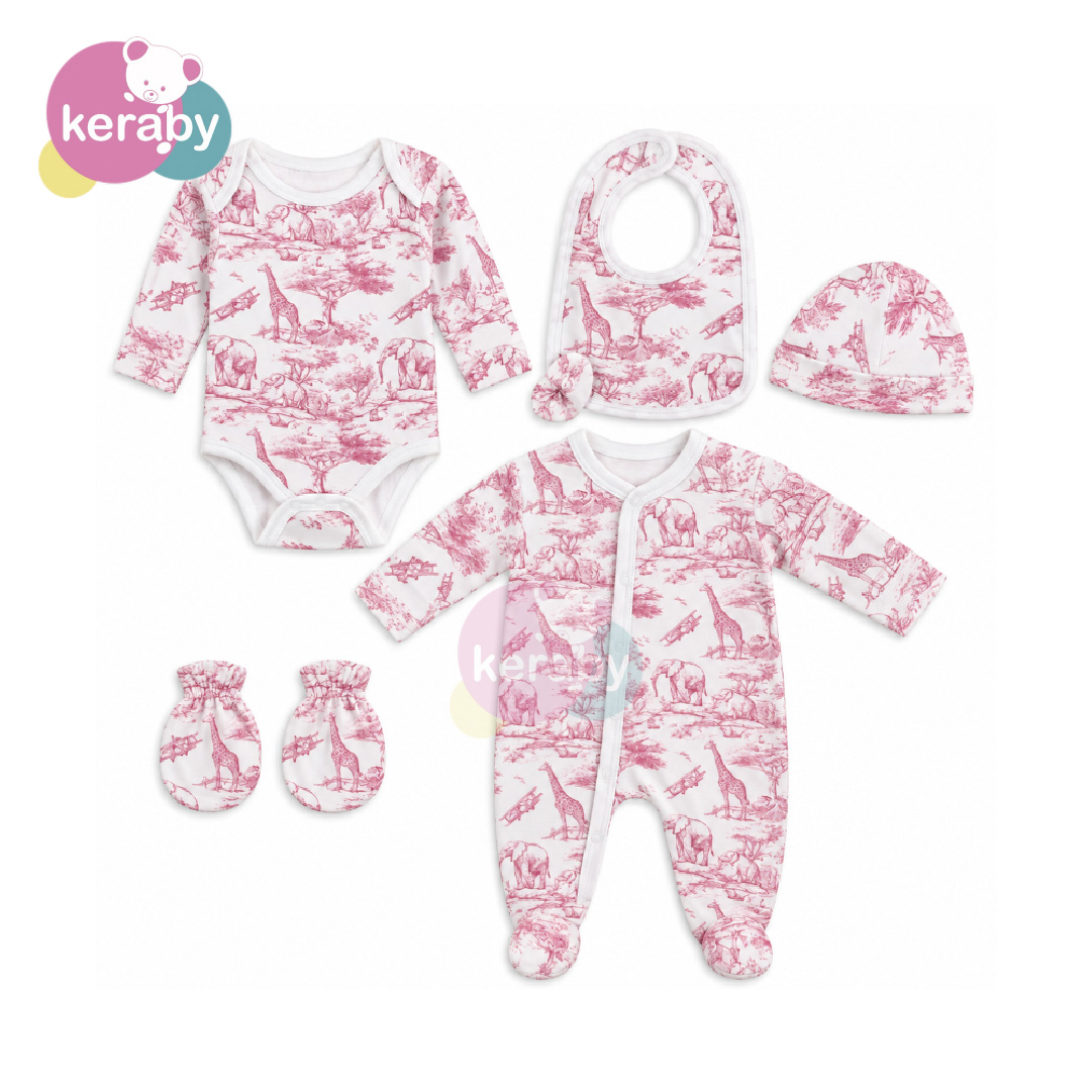 KIT DE NAISSANCE 5PCS COTON-FP