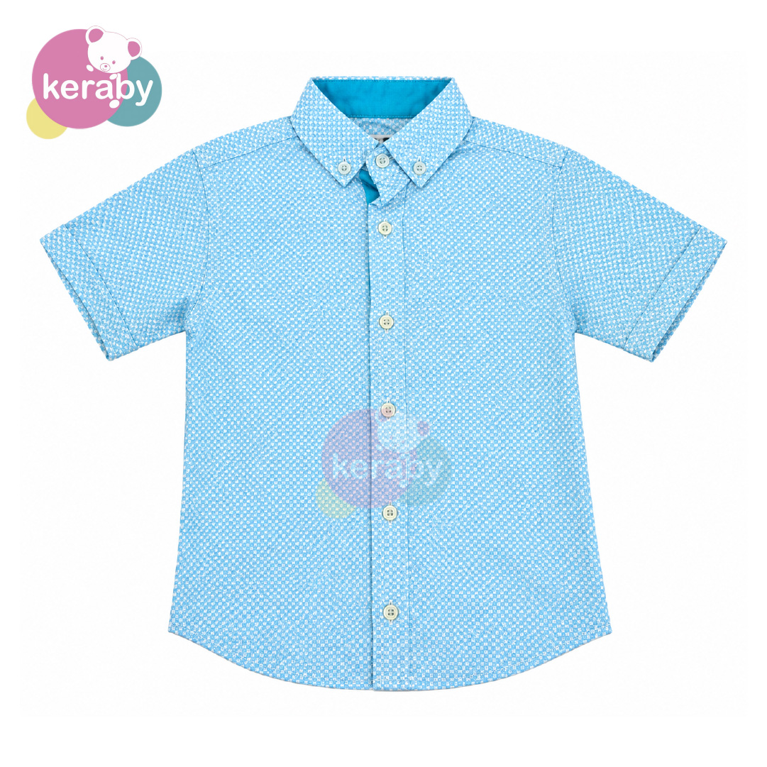 CHEMISE MC TURQUOISE