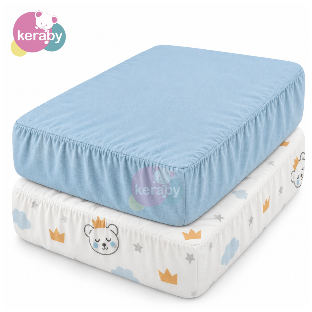 DRAP HOUSSE LOT DE 2 70 * 140