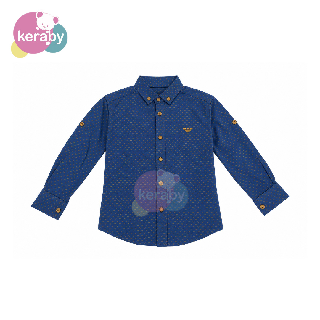 CHEMISE ML BLEU-G6