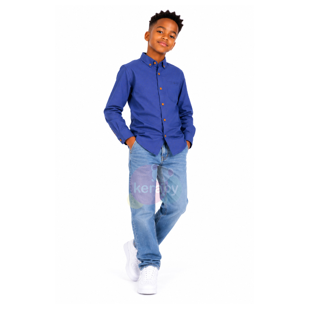 CHEMISE ML BLEU-G1 — photo 3