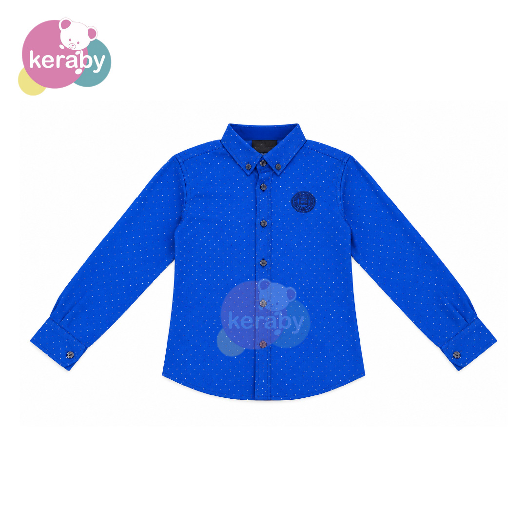 CHEMISE ML BLEU-G9