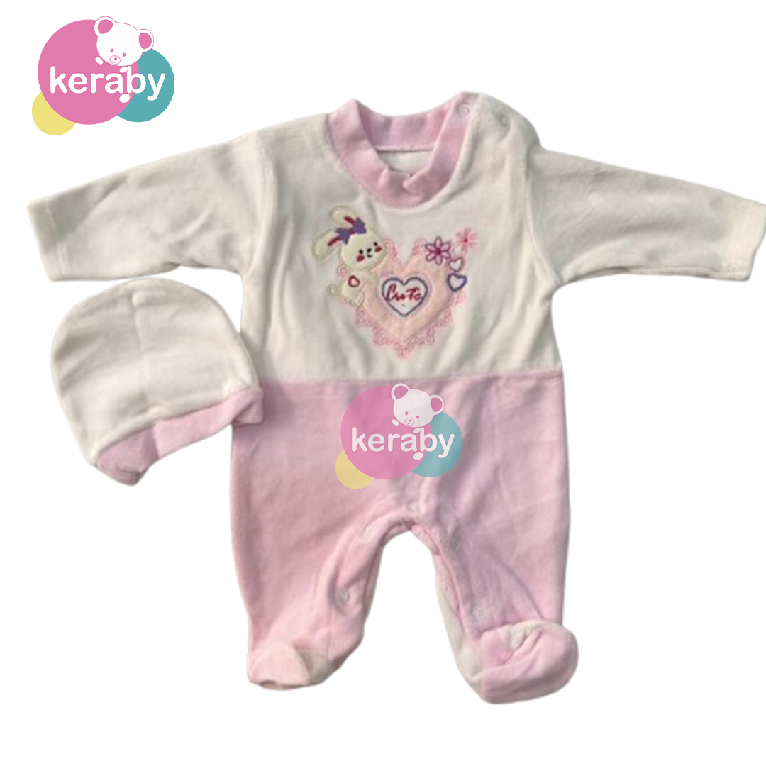 GRENOUILLERE  NF CUTE EN VELOU+BONNET