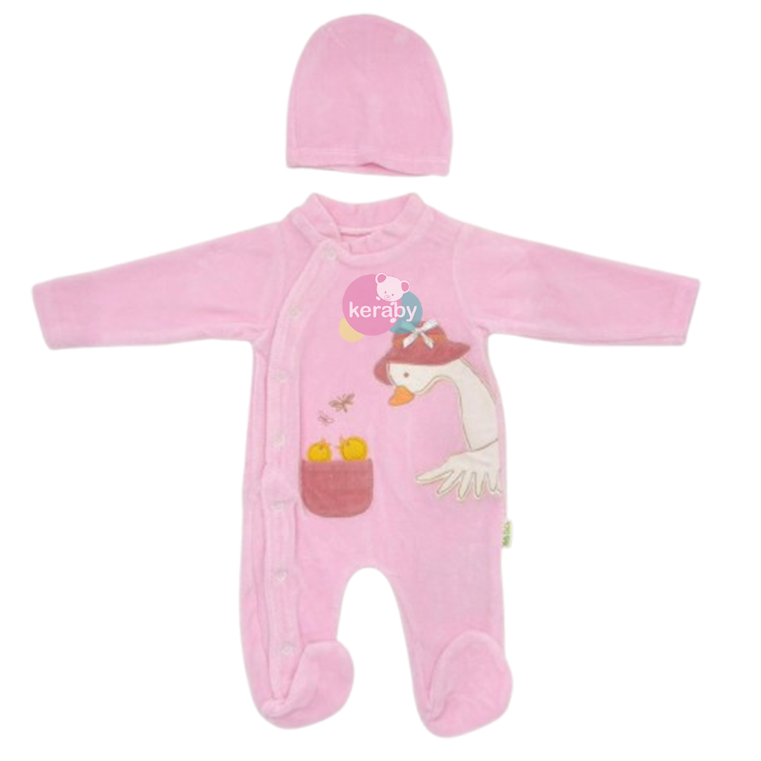 GRENOUILLERE VELOUR BBL+ BONNET  FILLE-F2
