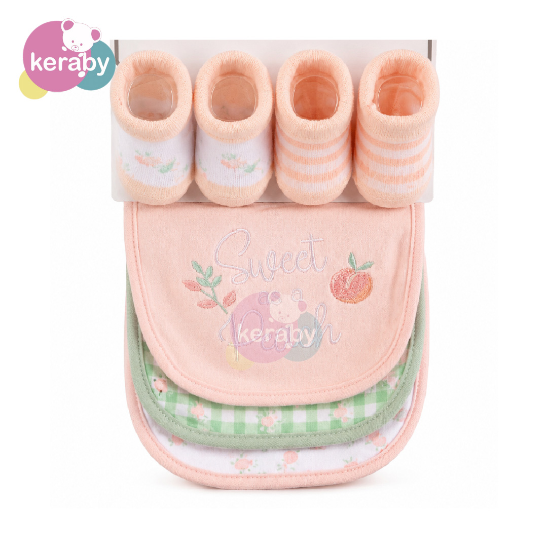 BAVOIR LOT DE 3 + 4 CHAUSSON FILLE-F8