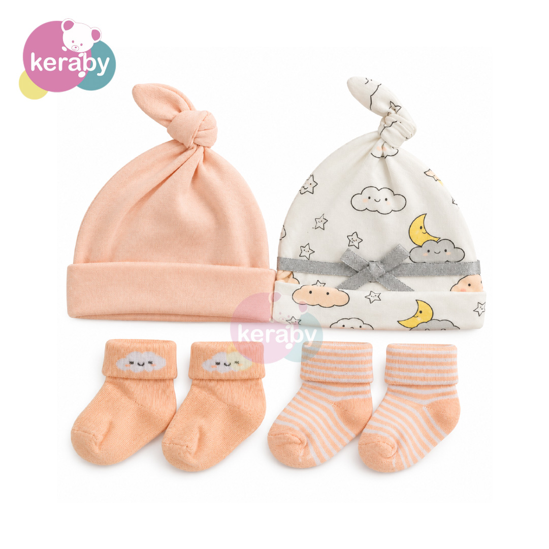 BONNET LOT DE 2+ 4 CHAUSSON ETOILE