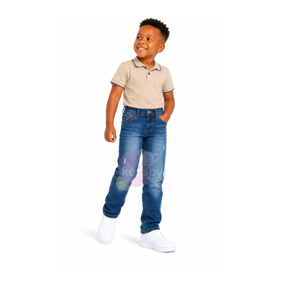 PANTALON JEANS BLEU-G1 — photo 3