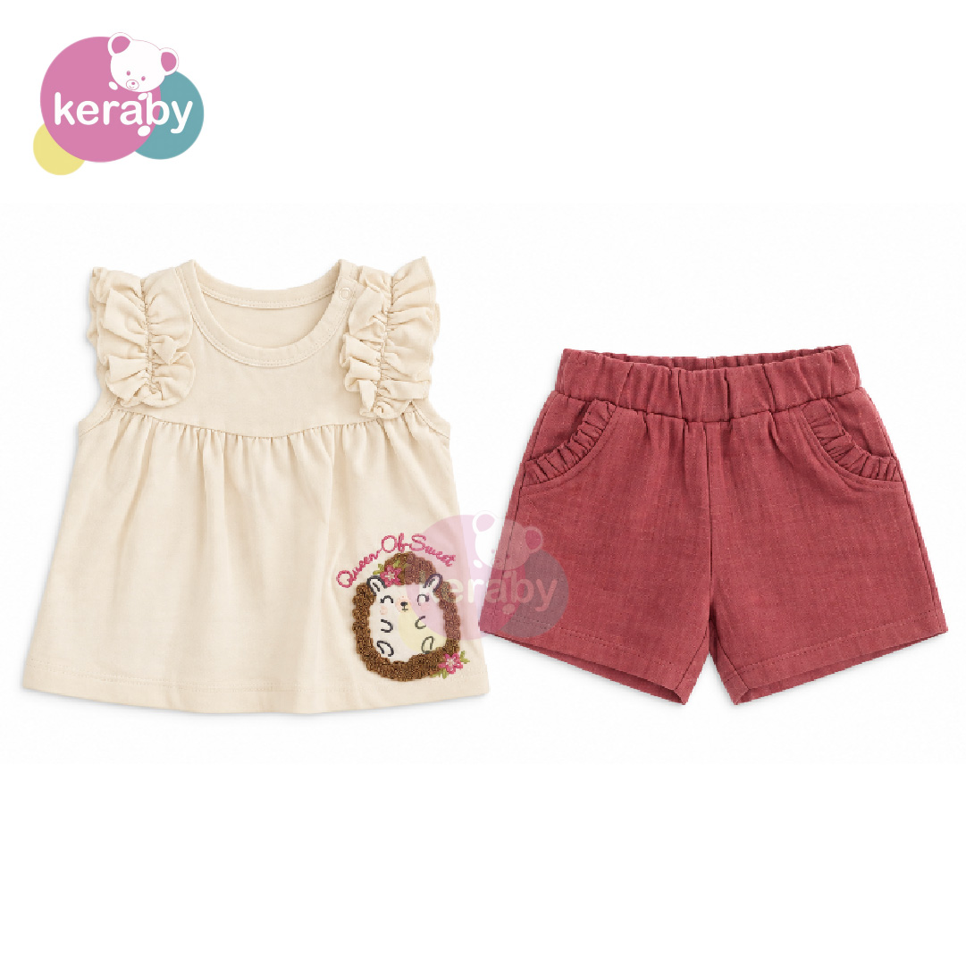 ENSEMBLE CULOTTE 2PCS FILLE-F1