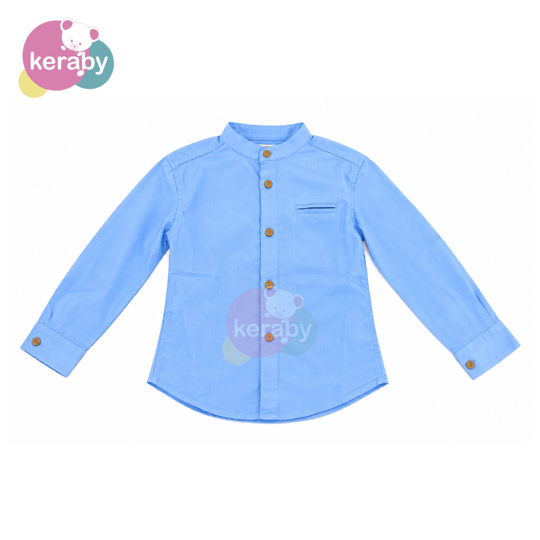 CHEMISE ML BLEU CIEL-G5