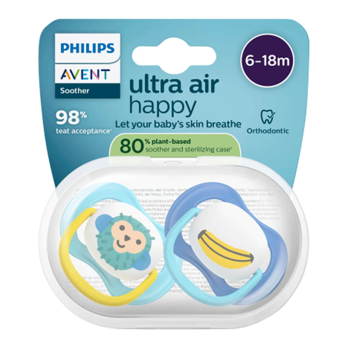SUCETTE AVENT LOT DE 2 ULTRA AIR HAPPY