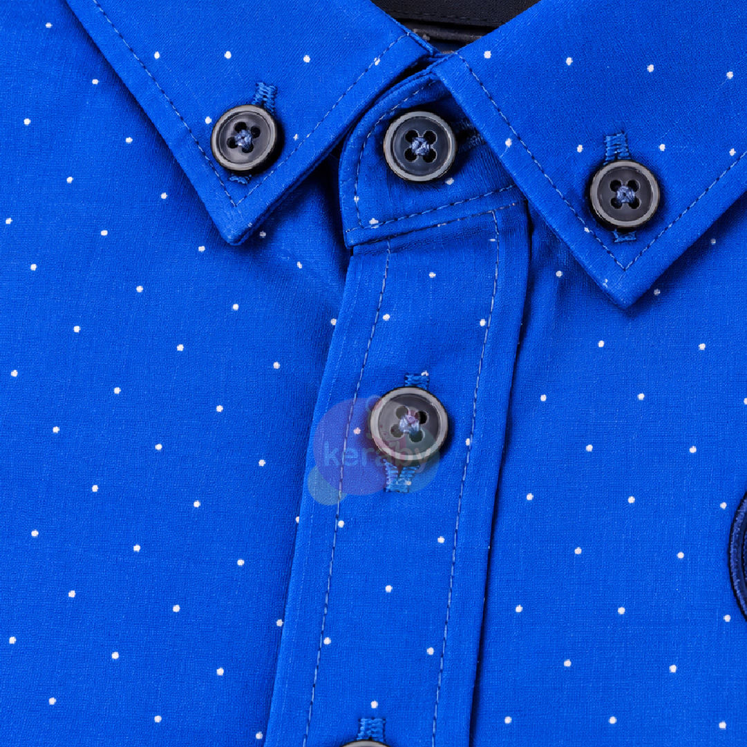 CHEMISE ML BLEU-G9 — photo 2