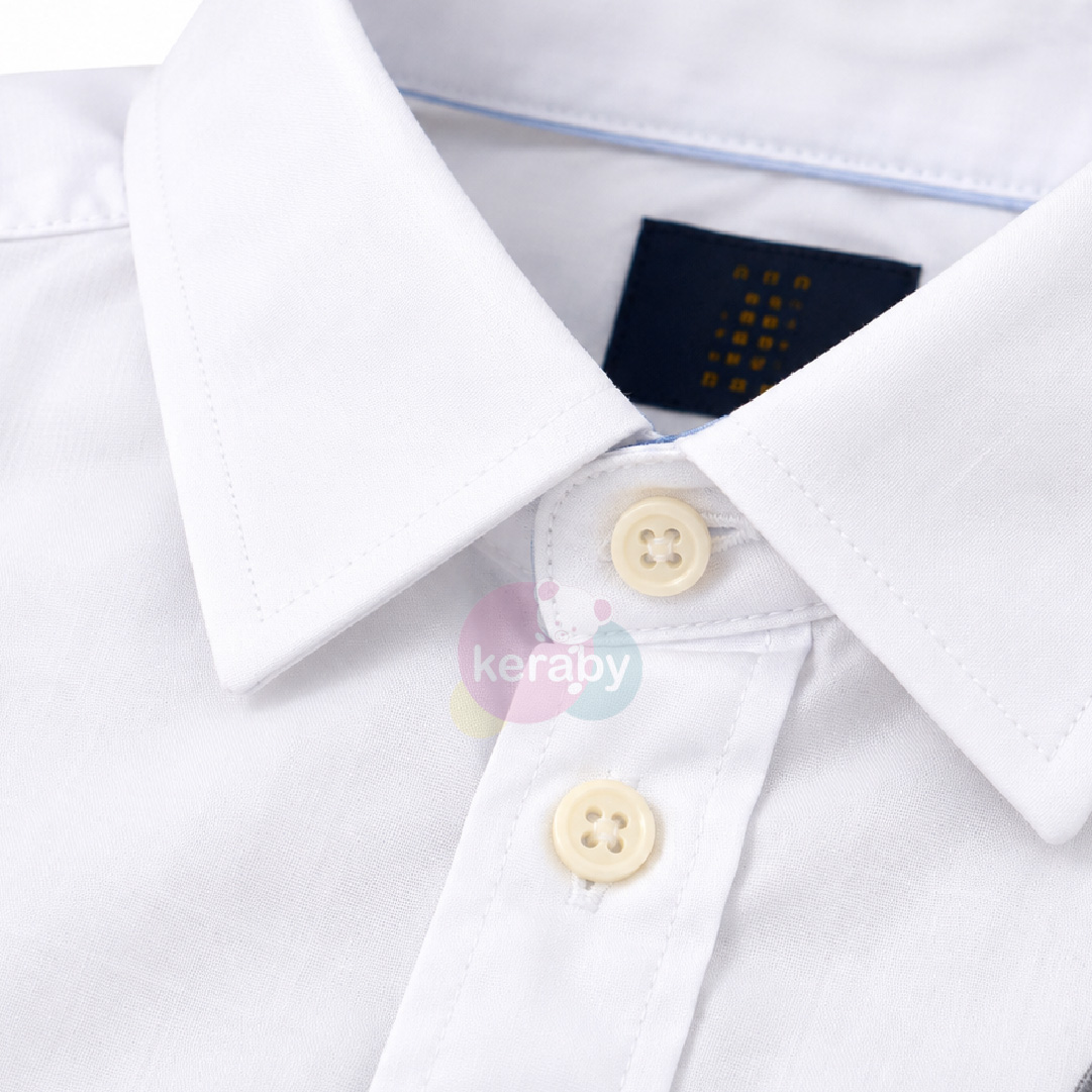 CHEMISE ML BLANC-G1 — photo 2