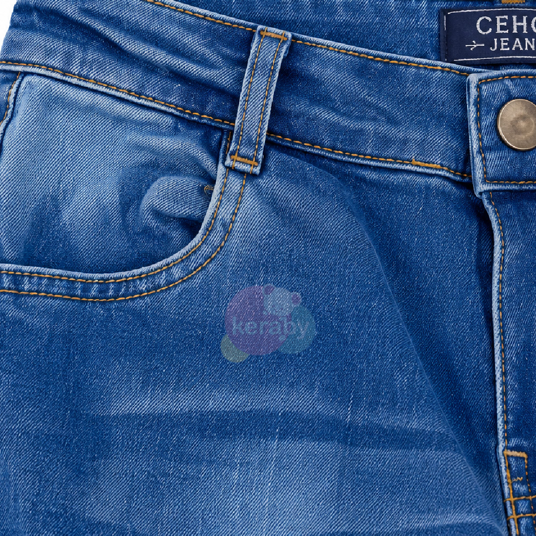 PANTALON JEANS BLEU-G3 — photo 2