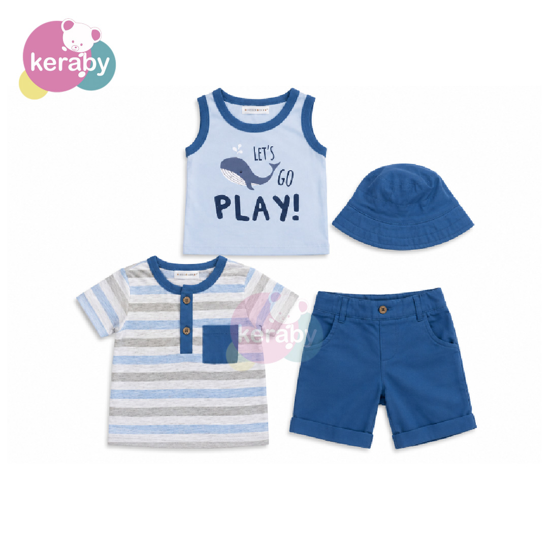 ENSEMBLE BEBE 4PCS WILLOW GARCON-G2