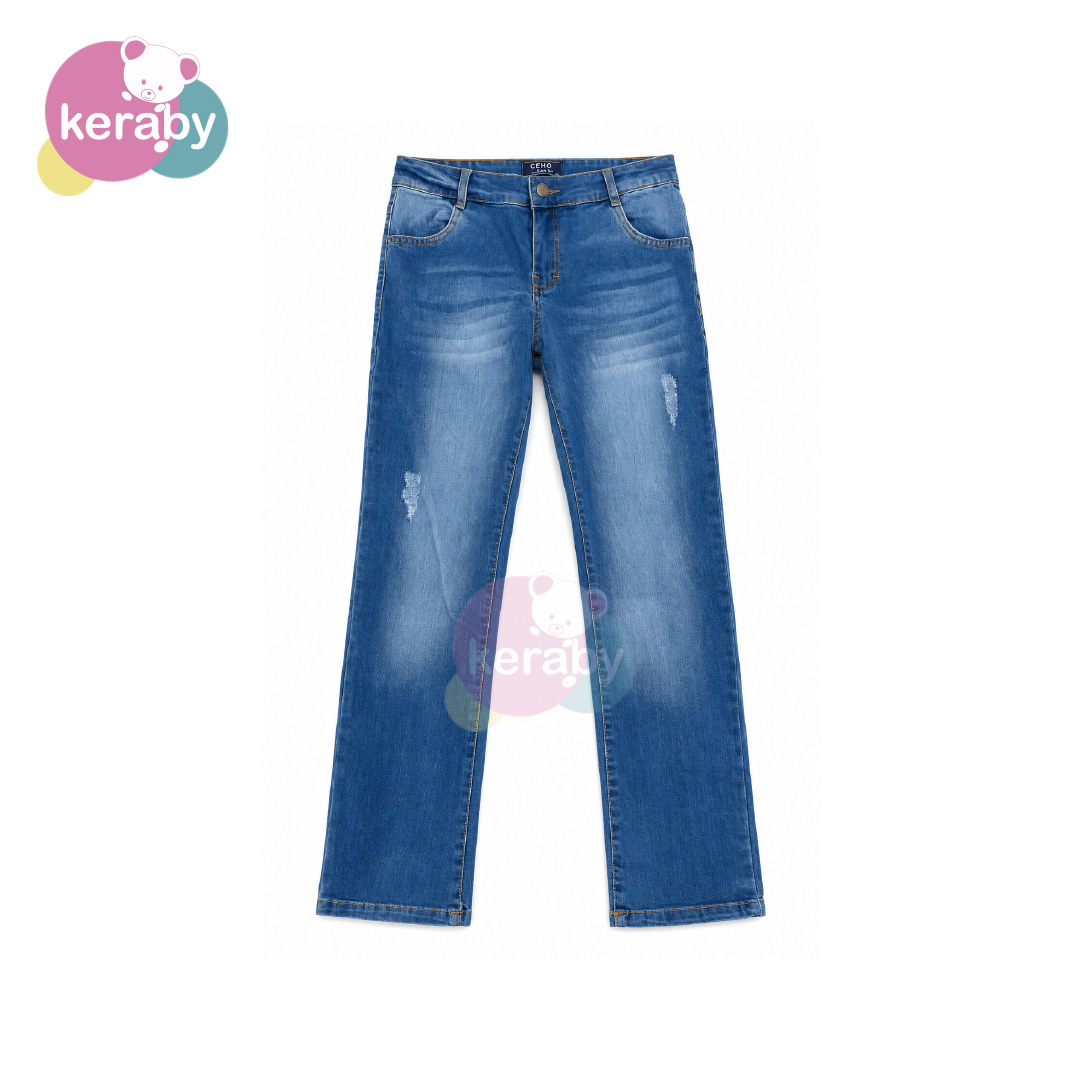 PANTALON JEANS BLEU-G3