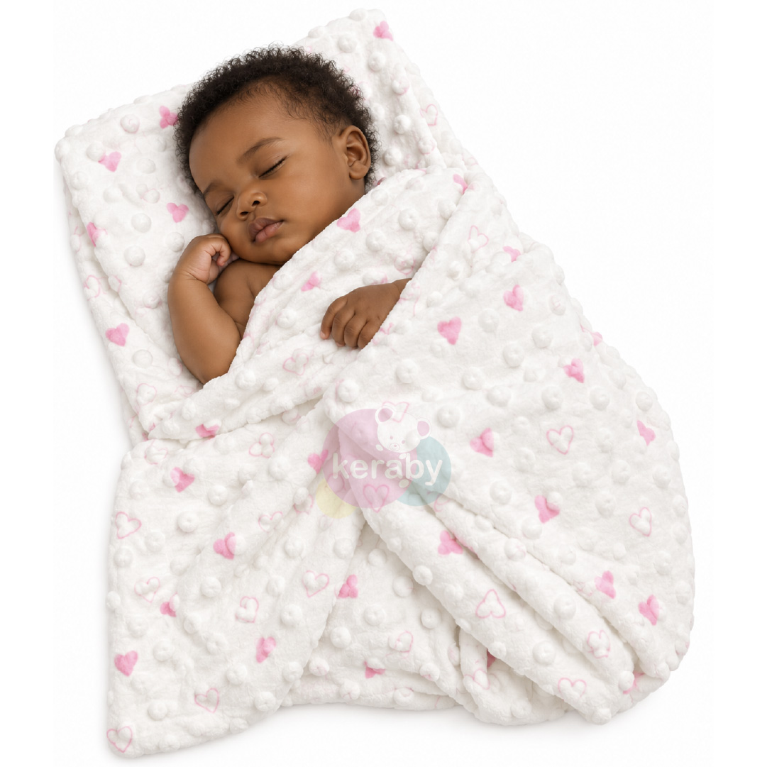 COUVERTURE A POIS AVEC MOTIF — photo 2