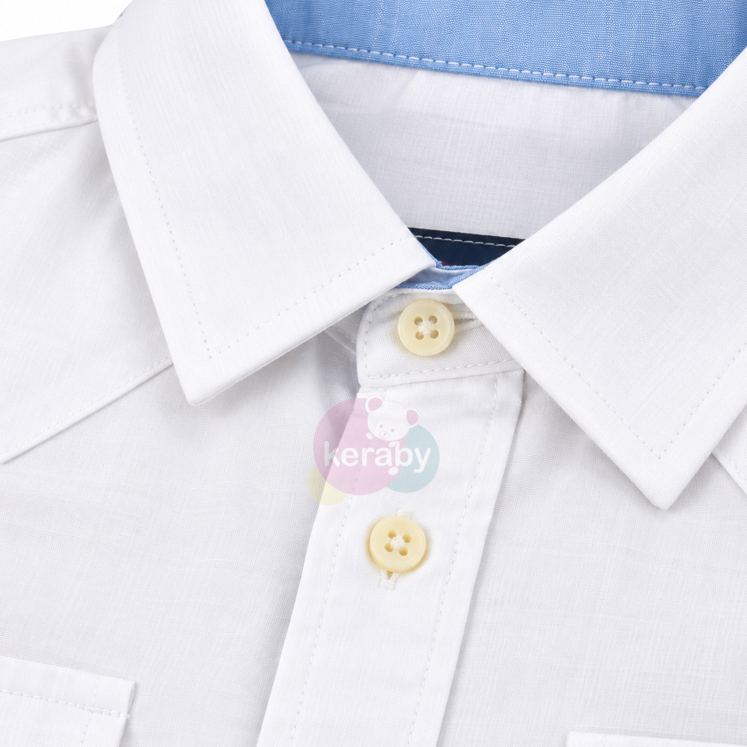 CHEMISE ML BLANC-G3 — photo 2