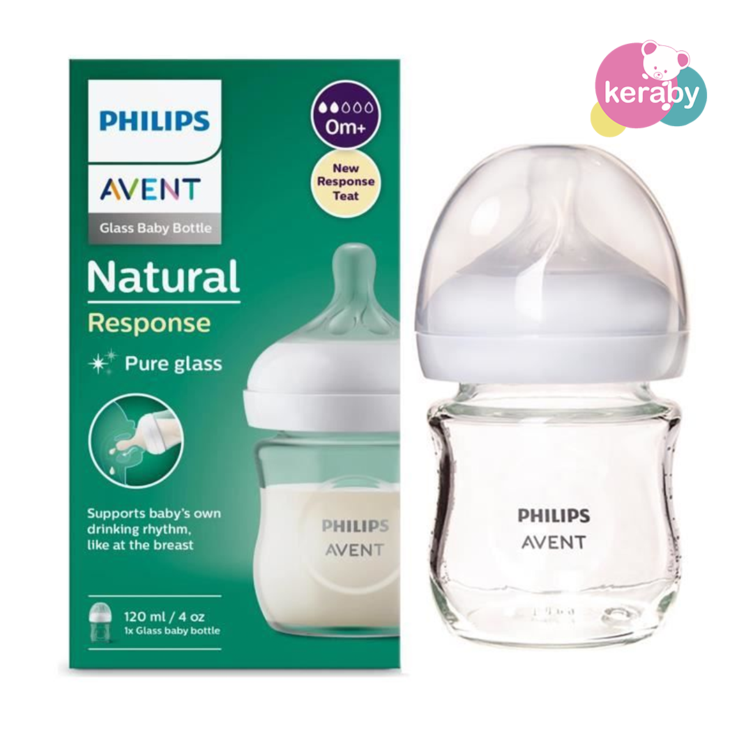 BIBERON AVENT NATURAL 120ML EN VERRE
