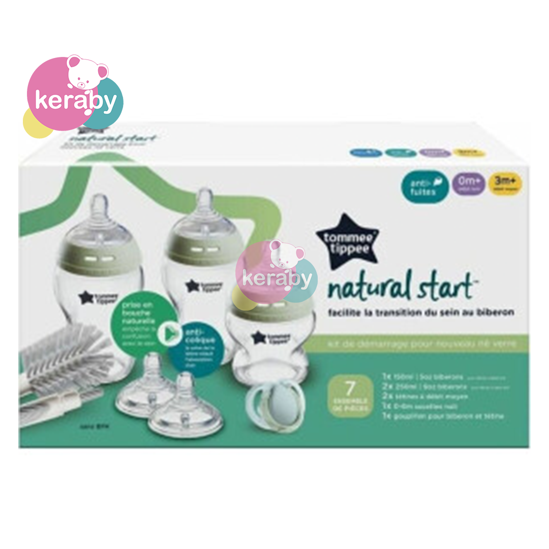 COFFRET BIBERON TOMMEE VERRE LOT DE 3 — photo 1