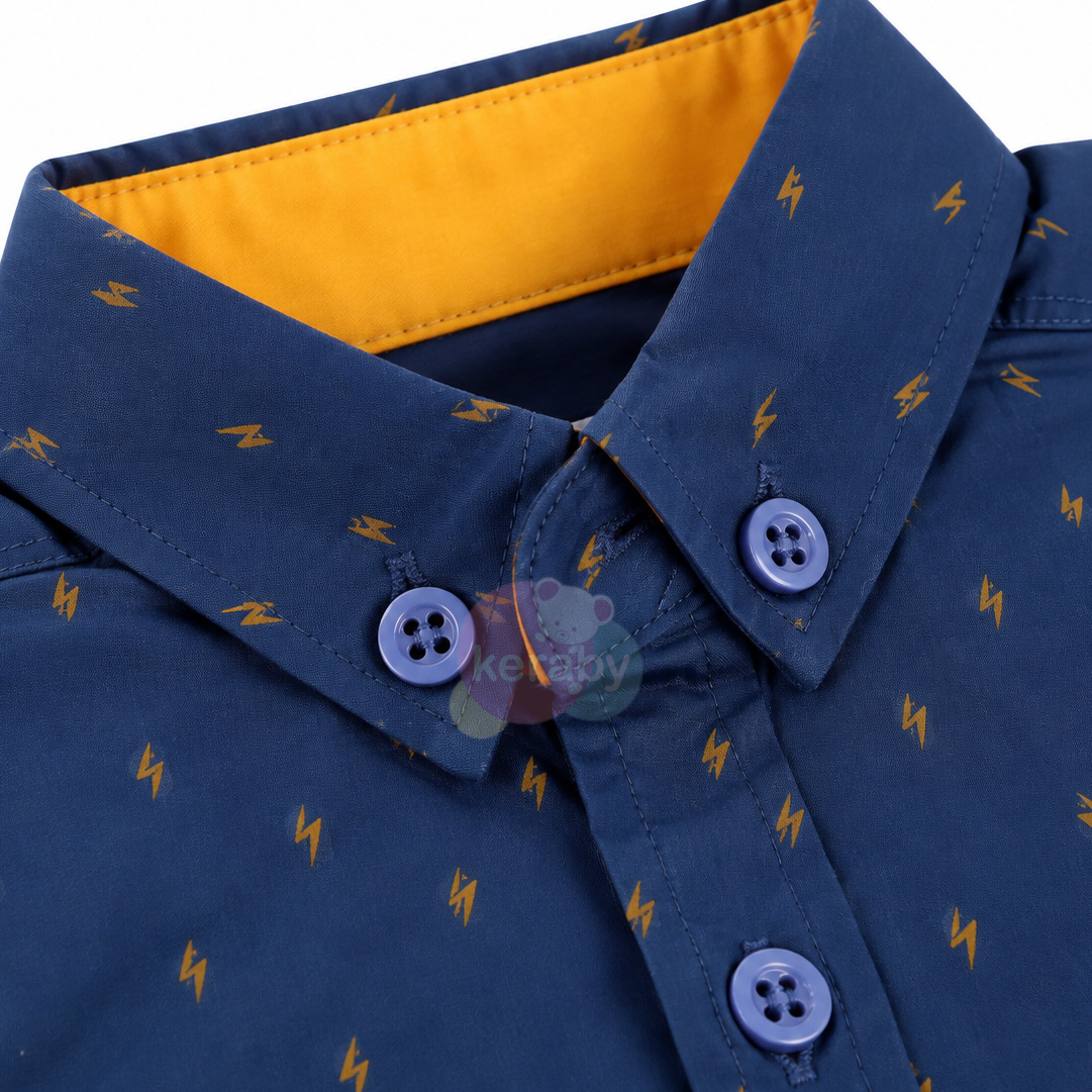 CHEMISE ML BLEU-G4 — photo 2