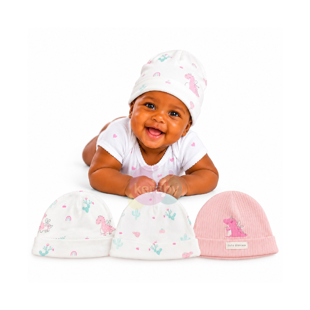 BONNET LOT DE 3 CUTE PRINCESS — photo 3
