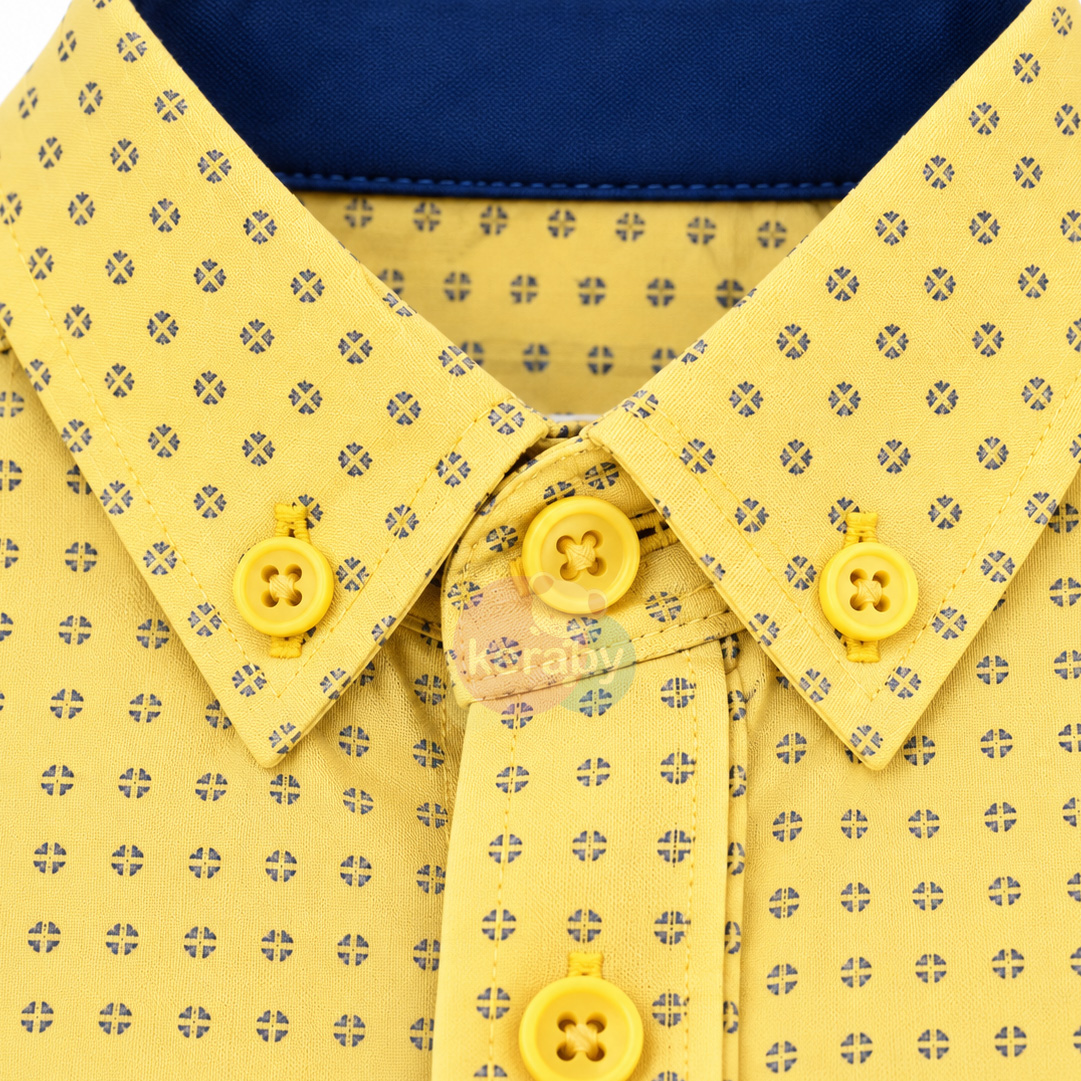 CHEMISE MC JAUNE — photo 2