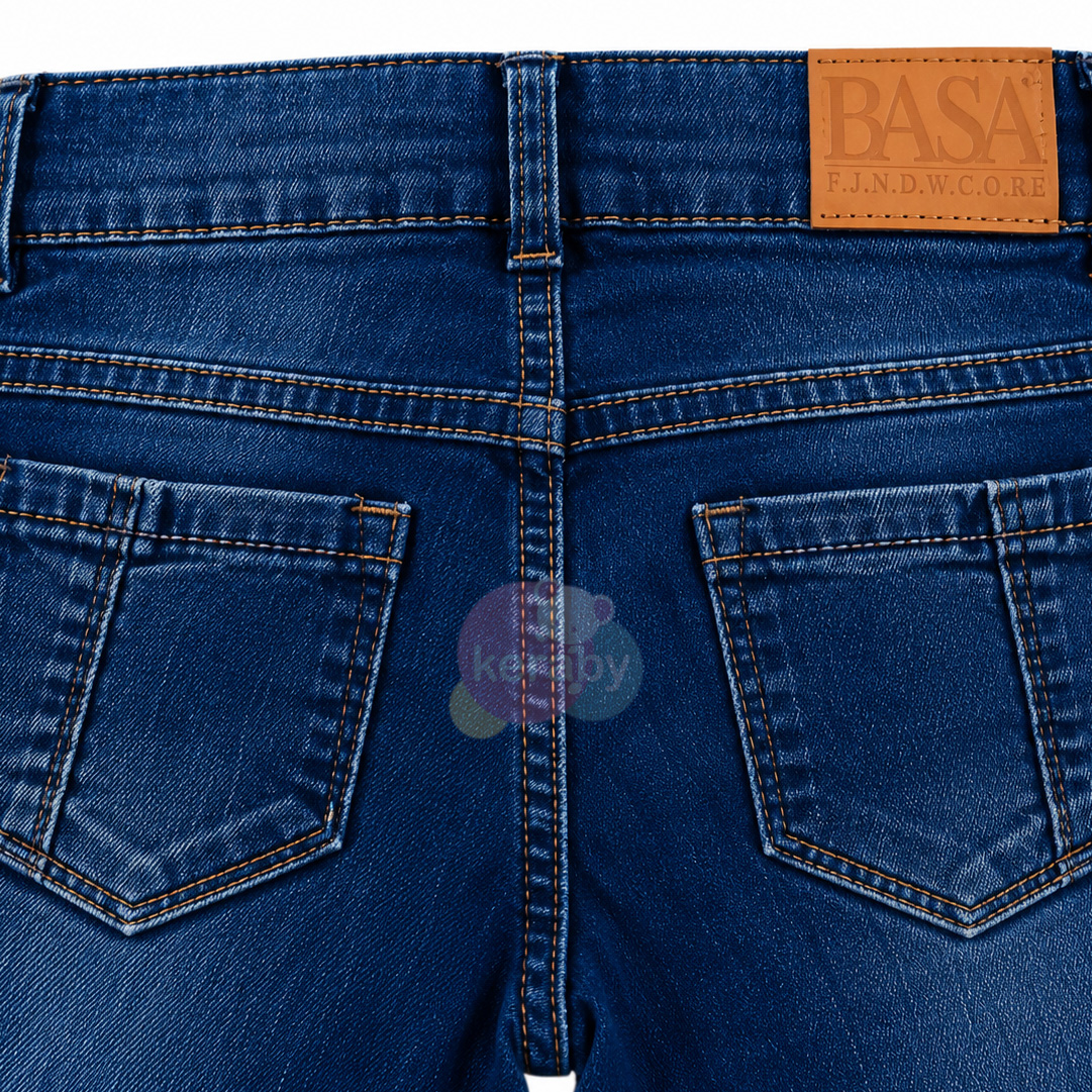 PANTALON JEANS BLEU-G5 — photo 3