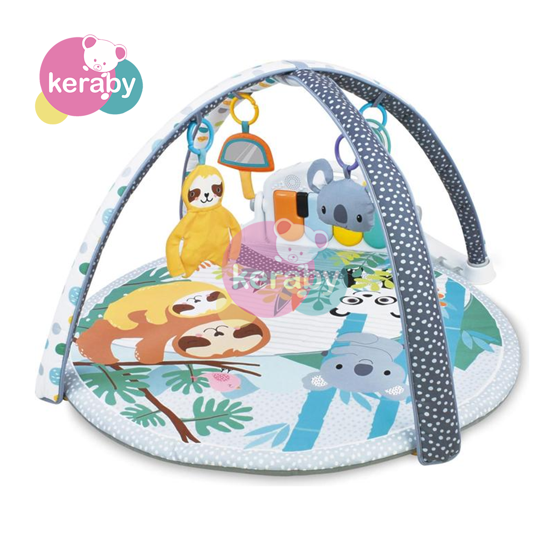 TAPIS D'EVEIL POUR BEBE SCANDINAVE ET PIANO DE JEU