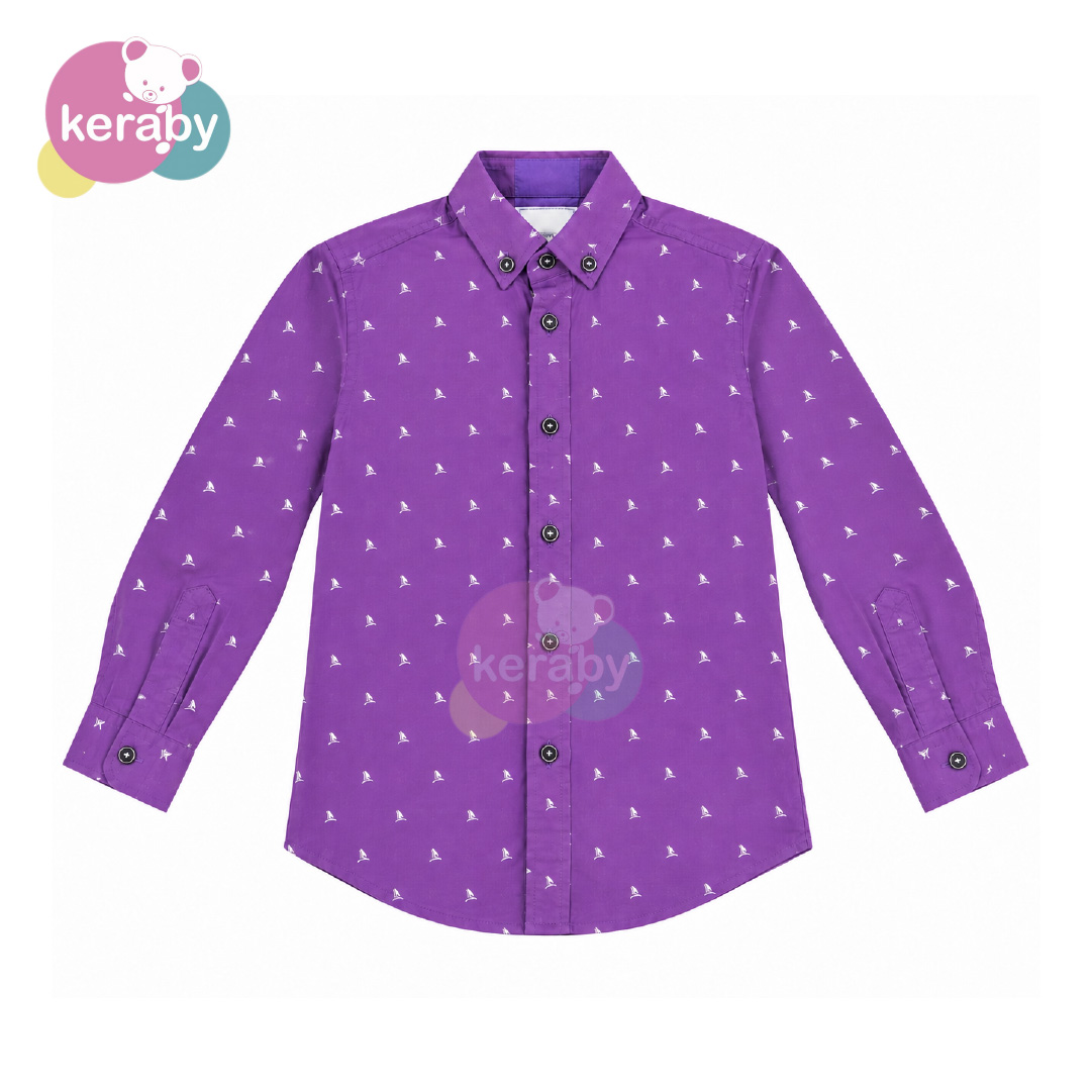 CHEMISE ML VIOLET-G1