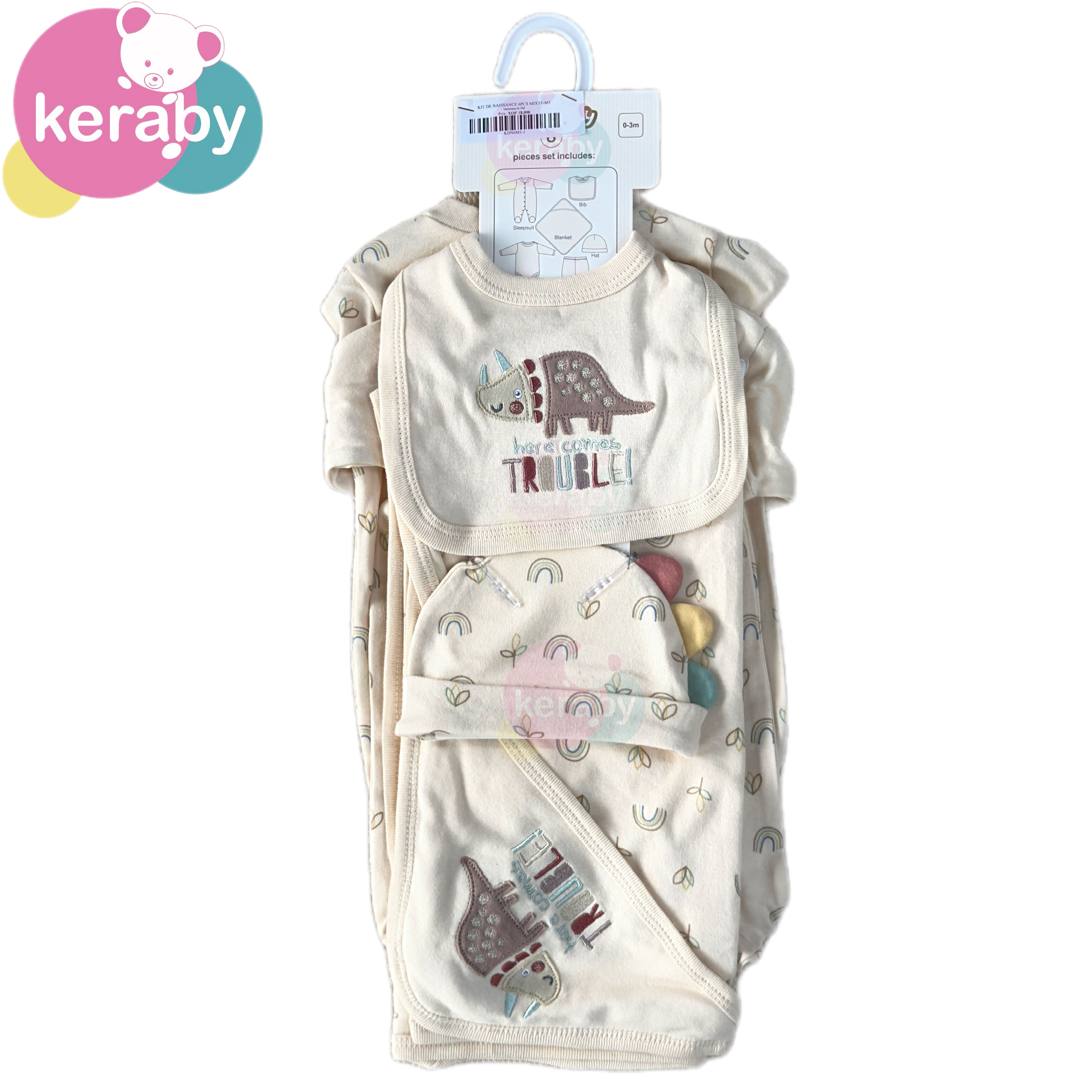 KIT DE NAISSANCE 6PCS MIXTE-M1 — photo 2