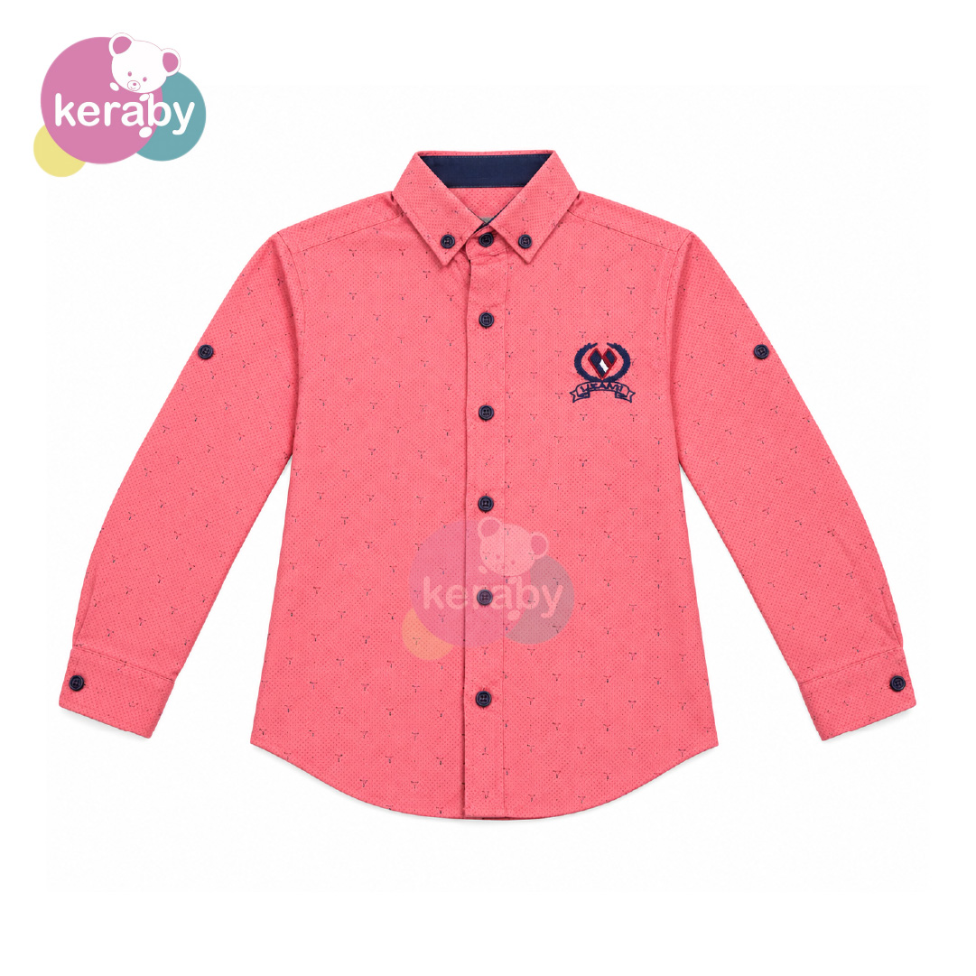 CHEMISE ML SAUMON-G1