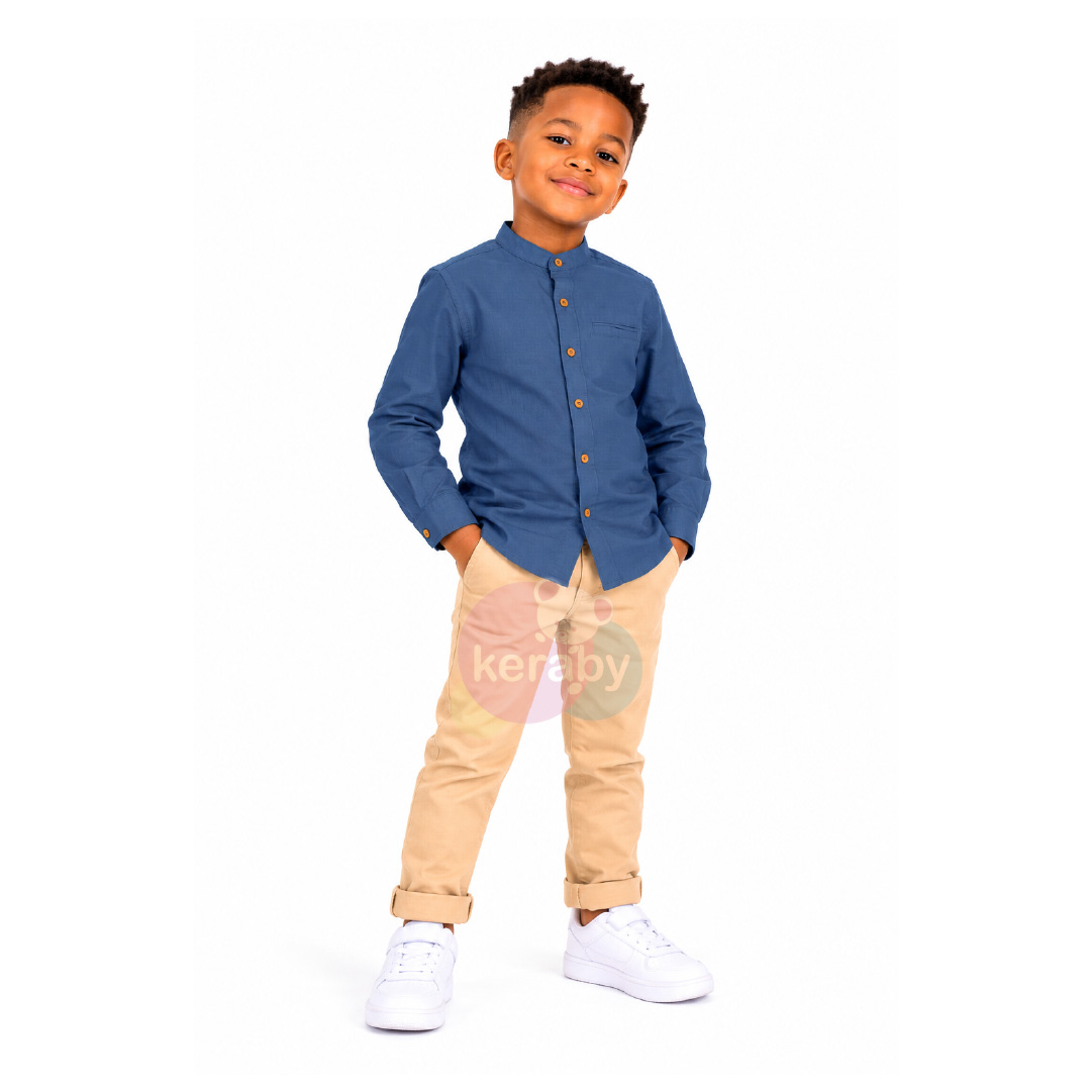 CHEMISE ML BLEU-G3 — photo 3